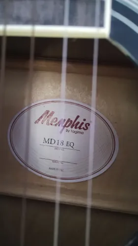 Violão MENPHIS COM AFINAÇÃO ELETRONICA NOVO NA CAIXANOVO