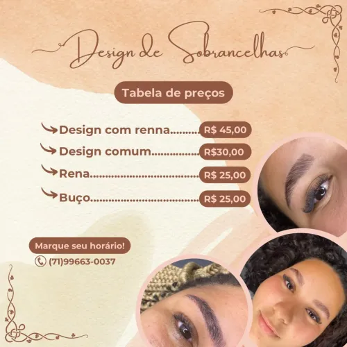 Design de sobrancelhas