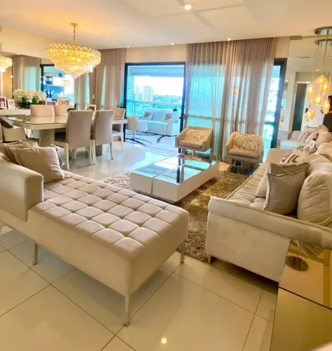 Le Parc | 195m² | 4 Suítes | Andar Alto | Vista Clube | 3 Vagas Soltas | Porteira Fechada
