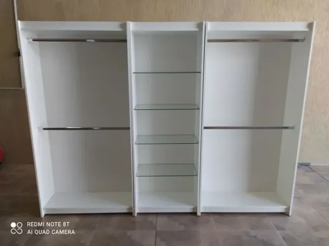 CABIDEIRO DUPLO ESTANTE PRATELEIRA DE VIDRO - NOVO - ENTREGA RÁPIDA