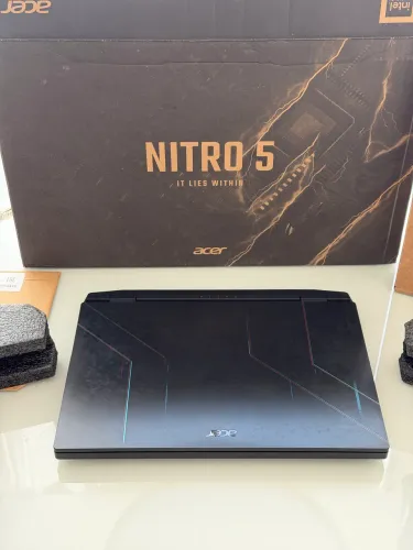 Acer Nitro 5 Gamer - Intel Core / RTX / Tela 144Hz Impecável na Caixa