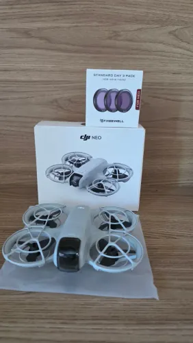 Drone DJI NEO - Usado apenas 3x + Kit Lentes Freewell
