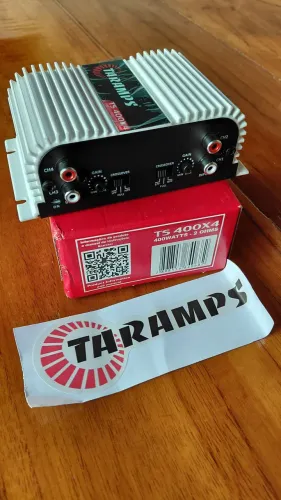 Módulo taramps 4x1 400rms 2ohms novo!! PASSO CARTÃO!