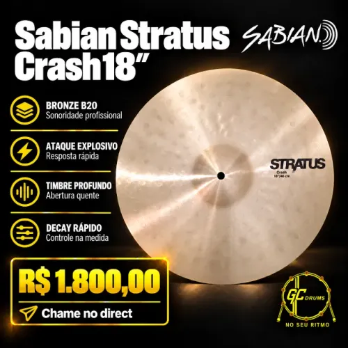 SABIAN STRATUS CRASH 18