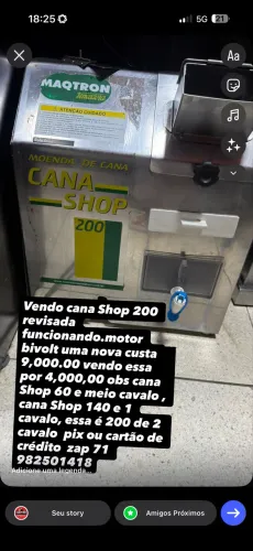 Moenda de caldo de cana