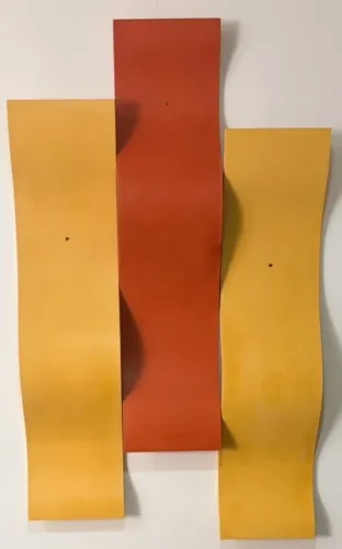 3 Peças Escultura de Parede Assinada por Ruy Ohtake - Linha Soul da Portobello