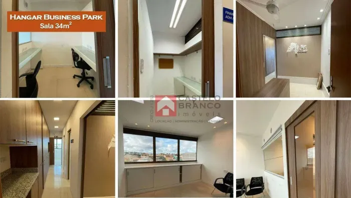 HANGAR BUSINESS PARK Sala Comercial de Alto Padrão com 34m² para VENDA por R$234.990, na