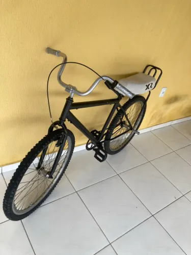 Bicicleta Aro 26 Masculina + Bagageiro + Banco XR