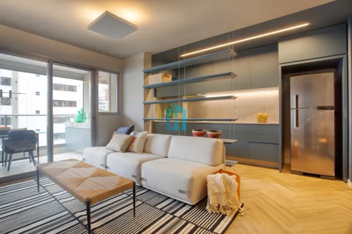 Lindo apartamento para venda ou locação em Moema, com 2 dormitórios, 1 vaga e garagem