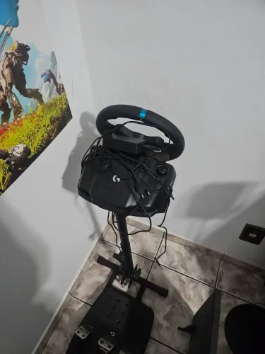 Vendo volante logitech g923 com suporte veloce v1