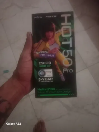 Vendo célula infinix Hot pro 50 novo