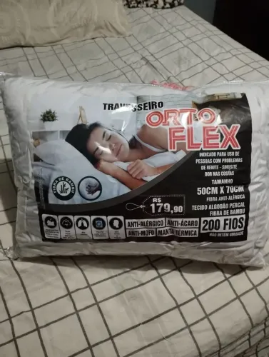 2 Travesseiros Orto Flex - NOVO