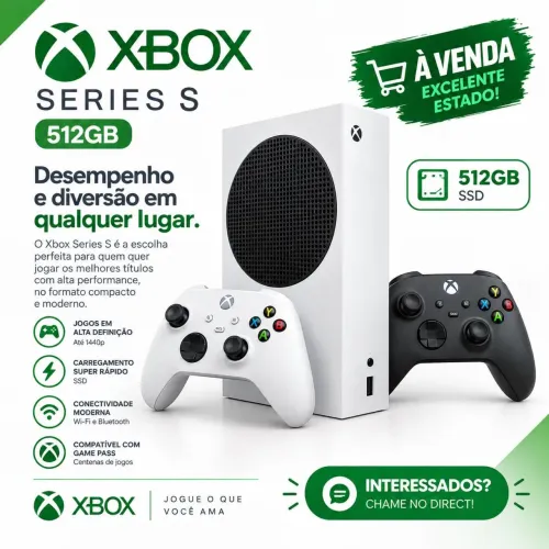 XBox S Series 512GB com controle extra