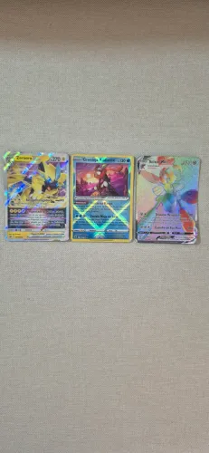 Cartas Pokémon Originais VMAX VSTAR EX + Promo McDonald's + Radiante