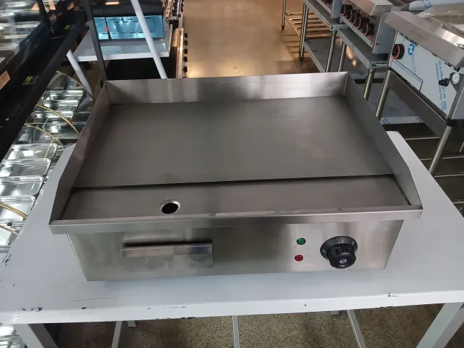 Chapa Elétrica Inox Lanche Burguer Stevan Metal