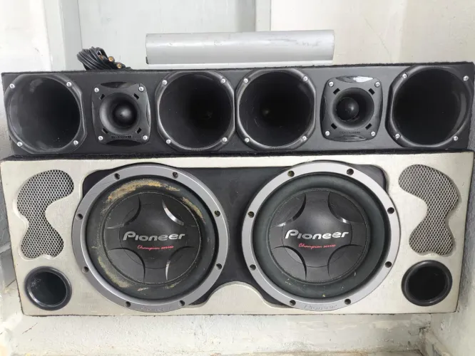 Som Automotivo Pioneer cara preta Raridade
