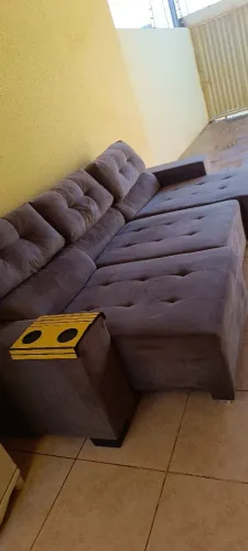 Sofá que cabe 10 pessoas