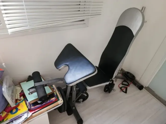 Banco Supino Regulável Cadeira Extensora e Scott Yangfit