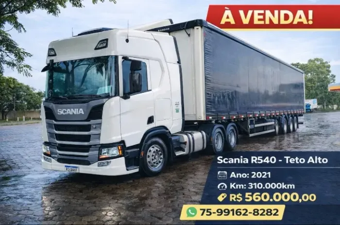 SCANIA R540 TETO ALTO