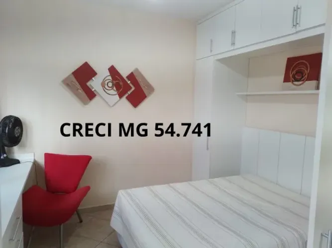Apartamento tipo Flat em Caxambu com ótima localização e câmera de video segurança