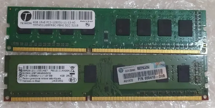 Memória RAM 4GB DDR3 1600MHz DIMM Desktop - Teikon/Smart
