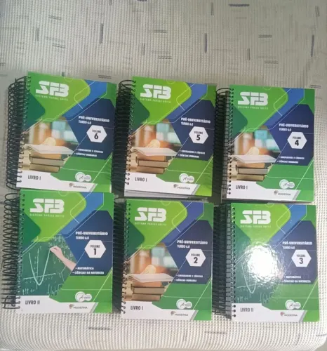 Coleção didático Farias Brito 3° ano, pré vestibular.