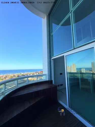 LOFT DUPLEX 1/4 SEMI MOBILIADO COM VISTA PARA O MAR | PATAMARES | VENDA OU LOCAÇÃO