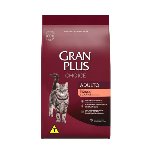 Ração Gran plus (carne e frango)