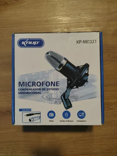 Microfone Estúdio Unidirecional knup KP-M0021 ( Novo ) 