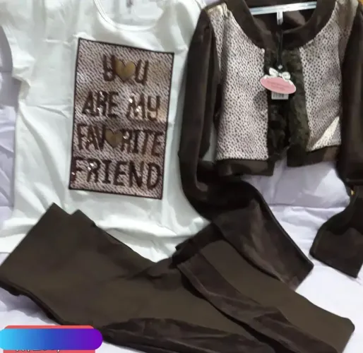 Conjunto feminino "3 peças" inverno