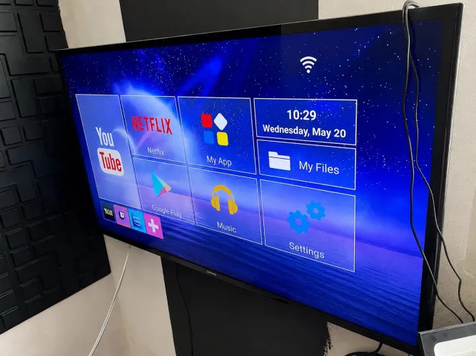 SMART TV SAMSUNG 43 + TV STICK ANDROID 4K