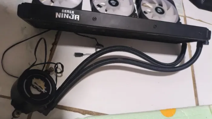 Water Cooler Gamer Ninja Spectro, ARGB, 360mm, Intel-AMD, Controladora, Black, GN-B360