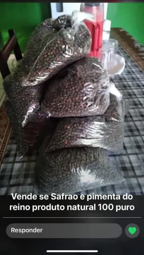 Vende-se pimenta do reino pura sem mistura natural natural