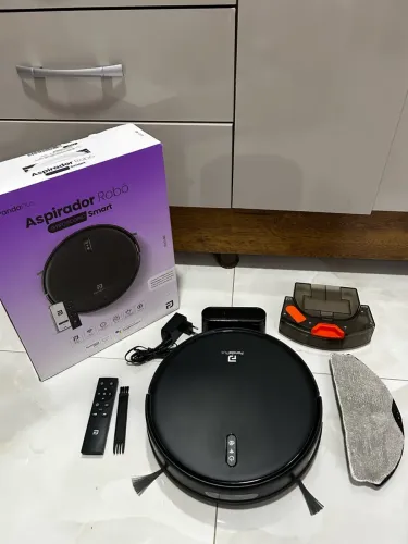 Aspirador Robô PandaPlus AMG-R2 Smart Wi-Fi + Mop (impecável)