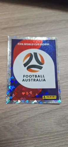 Figurinha Brilhante Escudo Austrália Álbum Copa 2026
