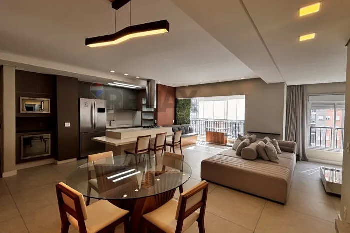 Apartamento Mobiliado para Locação com 2 Suítes, 3 Dormitórios, 110m² no Condomínio Parc A