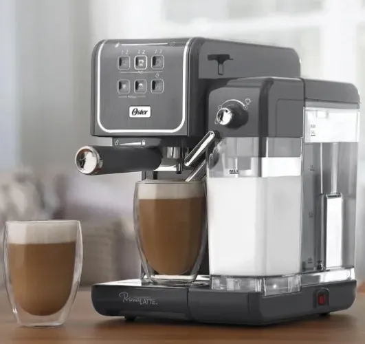 Cafeteira Espresso Oster PrimaLatte Touch para Cápsula, Pó e Sachê