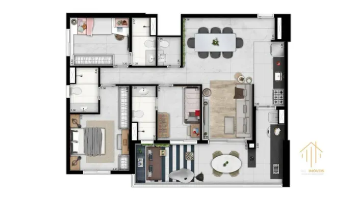 Apartamento com 3 dormitórios à venda, 103 m² por R$ 1.440.000,00 - Tatuapé - São Paulo/SP