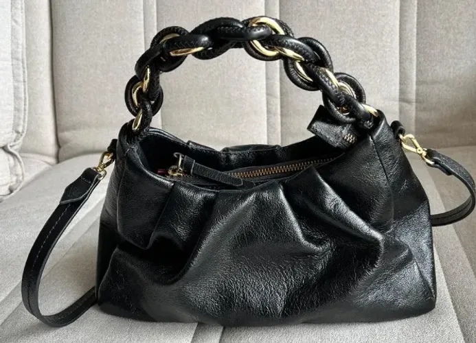 Bolsa Schutz Couro Preto