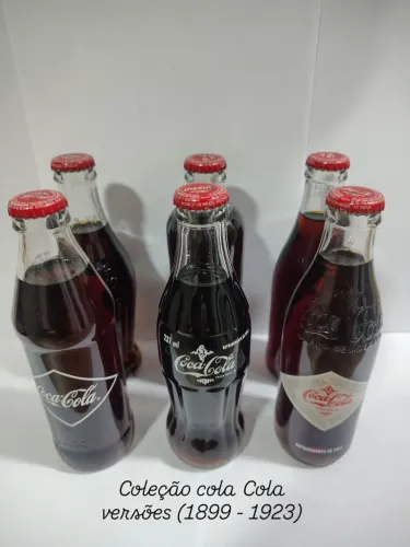 COLECAO COCA COLA GARRAFAS HISTORICAS 6 UNIDADES