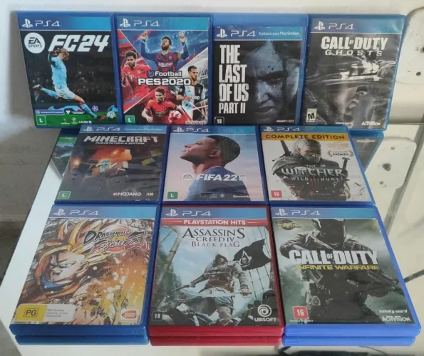 Jogos De PS4 (Valor Unitário)
