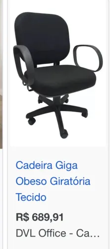 Cadeiras giratórias pretas 