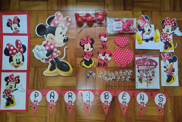 Kit Festa Minnie vermelha