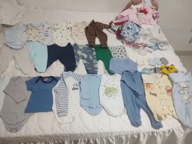 LOTINHO MENINO 0 A 3 MESES 27 PEÇAS 120,00