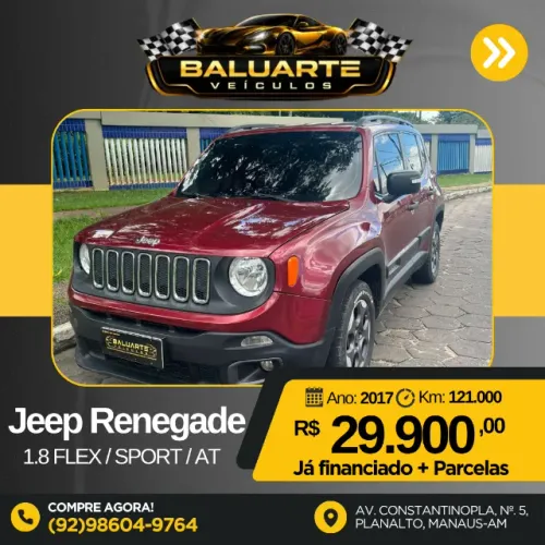 Jeep Renegade Sport 1.8 4X2 Flex 16V Aut. 2017