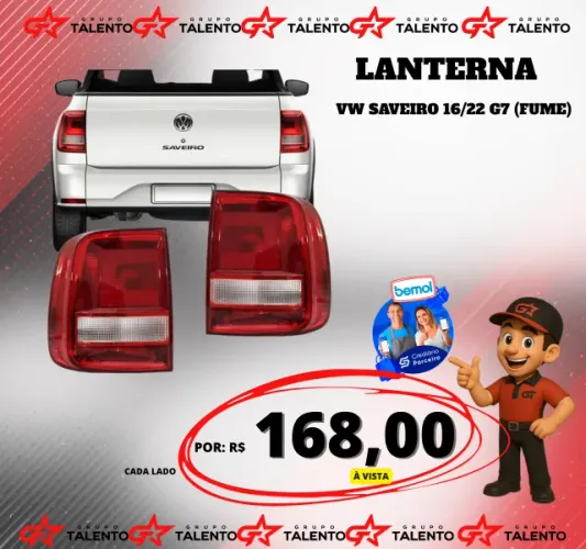 LANTERNA SAVEIRO G7 FUME
