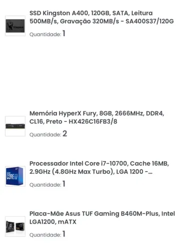 PC Computador Gamer