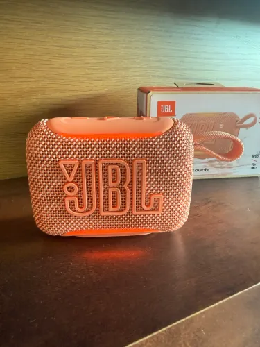 JBL Go 5 Original Nova Bluetooth Rosa com Luz de LED Apenas Aberta para Fotos