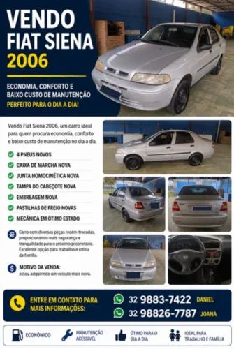 Fiat Siena 1.0/ EX 1.0 MPI Fire/ Fire Flex 8V 2006