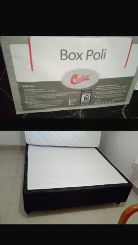 VENDO - BOX (CASTOR casal) + COLCHÃO (Vit Quality casal) Magnético e Massagem